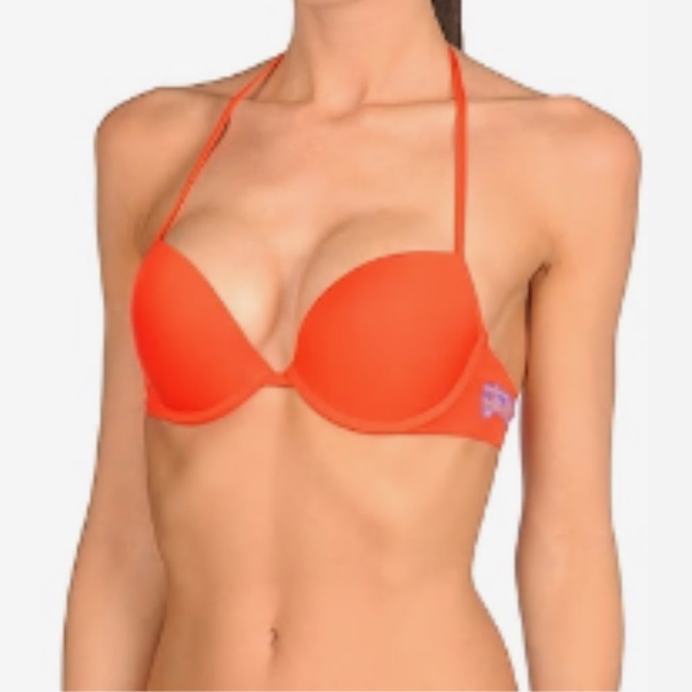 Just Cavalli Swim Top Padded 34 S NEW $150